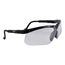Genesis Scratch-Resistant Safety Glasses, Polycarbonate, Clear Lenses, Full-Framed, UV Protection, Black Frame, Adjustable