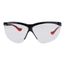 Genesis XC Scratch-Resistant Safety Glasses, Polycarbonate, Clear Lenses, Full-Framed, UV Protection, Black Frame, Adjustable
