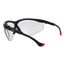 Genesis XC Scratch-Resistant Safety Glasses, Polycarbonate, Clear Lenses, Full-Framed, UV Protection, Black Frame, Adjustable