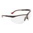Genesis XC Anti-Fog & Scratch-Resistant Safety Glasses, Clear Lenses, Frameless, Black Frame, Adjustable