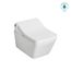 CWT4494049CMFG#MS Washlet + Sp Wall Hung Square Shape Toilet w/ Sx Bidet Seat & Duofit In Wall 1.28 & 0.9 GPF Dual Flush Tank System (Matte Silver)