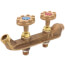 Model V122 1/2" MPT x 1/2" Sweat Inlet Vertical Hot & Cold Anti-Siphon Wall Faucet