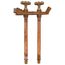 Model V22 10", 3/4" Expansion PEX Inlet Vertical Hot & Cold Anti-Siphon Wall Faucet w/ Metal Handle