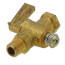 1/8" FIP x  1/8" MIP Shut-Off Air Cock w/ Brass Lever Handle