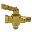 1/8" FIP x  1/8" MIP Shut-Off Air Cock w/ Brass Lever Handle