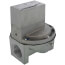 Diaphragm Gas Valve, Normally Closed, 1-1/2" NPT Pipe Size, 1/2 max. psi