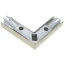 90-Degree Flat Elbow Fitting for Series 500 Raceways (Ivory)