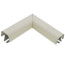 90-Degree Flat Elbow Fitting for Series 500 Raceways (Ivory)