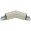 45-Degree Flat Elbow Fitting for Series 500 Raceways (Ivory)