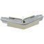 45-Degree Flat Elbow Fitting for Series 500 Raceways (Ivory)