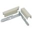 90-Degree Internal Twisted Elbow for Series 700 Raceways (Ivory)