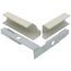 90-Degree Internal Twisted Elbow for Series 700 Raceways (Ivory)