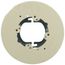 6-3/8" Dia. Open Base Extension Box Fitting (Ivory)