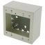 Double-Gang Extra Deep Switch & Receptacle Device Box Fitting (Ivory)