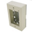 Single-Gang Shallow Switch & Receptacle Device Box Fitting (Ivory)