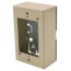 Single-Gang Switch & Receptacle Device Box Fitting (Ivory)