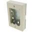 Single-Gang Shallow Switch & Receptacle Box for Duplex Receptacles (Ivory)