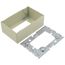 Single-Gang Deep Flush Type Extention Adapter Fitting (Ivory)