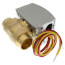 1" Sweat Connection Zone Valve, normally closed, w/ manual opener, 8 Cv (24v)
