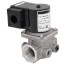 1" NPT Pipe Size, Solenoid, Normally Closed Gas Valve, 2 psi rated