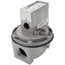 Diaphragm Gas Valve, Normally Closed, 1-1/2" NPT Pipe Size, 1/2 max. psi, 24 vac