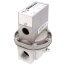 Diaphragm Gas Valve - Normally Closed, 1" NPT Pipe Size, 1 max. psi, 24 vac