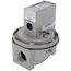 Diaphragm Gas Valve, Normally Closed, 1-1/4" NPT Pipe Size, 1 max. psi, 24 vac