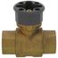 3/4" 2 Way Brass Threaded Control Ball Valve for MVN Actuator (10.1 Cv)