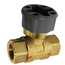 1" 2 Way Brass Threaded Control Ball Valve for MVN Actuator (9 Cv)