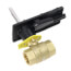 1" 2 Way Brass Threaded Control Ball Valve for DCA Actuator (15.3 Cv)