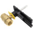 1" 2 Way Brass Threaded Control Ball Valve for DCA Actuator (54 Cv)