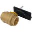 2" 2 Way Brass Threaded Control Ball Valve for DCA Actuator (71 Cv)