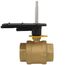 2" 2 Way Brass Threaded Control Ball Valve for DCA Actuator (71 Cv)