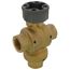1/2" 3 Way Brass Threaded Control Ball Valve for MVN Actuator (2.4 Cv)
