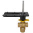 3/4" 3 Way Brass Threaded Control Ball Valve for DCA Actuator (3.8 Cv)