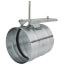 8" Round Damper W/act Mounting Bracket, VCDR-53-8-KIT