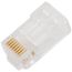 RJ-45 CAT6 Pass-Thru Modular Data Plug (Pack of 50)