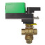2" Three-Way Pneumatic Mixing or Diverting Control Ball Valve with Proportional Actuator (38.2 Cv)