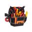TP-LC Hi-Viz Compact Zippered Technician Tool Pouch, Orange (11" x 7" x 12-1/2")