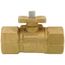 1" NPT 2-Way Stainless Steel Ball Valve (7.4 Cv)