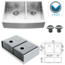 Apron Front Stainless Steel Kitchen Sink with Vigo VG02016 Faucet and Soap Dispenser