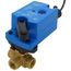1/2" NPT 3-Way Brass Valve w/ VA9104 On/Off and Floating Point