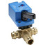 1/2" NPT 3-Way Brass Valve w/ VA9104 Floating Point w/o Timeout (4.7 Cv)