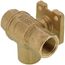 1/2" NPT 3-Way Stainless Steel Ball Valve (4.7 Cv)