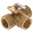 1" NPT 3-Way Stainless Steel Ball Valve (11.7 Cv)