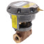 1/2" NPT Normally Open 2-Way Globe Valve w/ Positioner, 3 to 6 psig