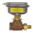 2-Way Normally Open 1/2" VG7000 Series Brass Trim Globe Valve w/ V3800 Compact Pneumatic Actuator