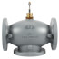 3" Three-way Flanged Diverting Valve w/ linear flow