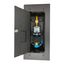 Concrete Deck Versatile Gas Plug & Anodized Aluminum Door with 3/4" NPT Inlet x 3/8" Quick Disconnect Outlet, 2 PSI