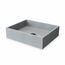 Coca Concreto Stone 19" x 15" x 5" Rectangular Vessel Bathroom Sink (Gothic Gray)
